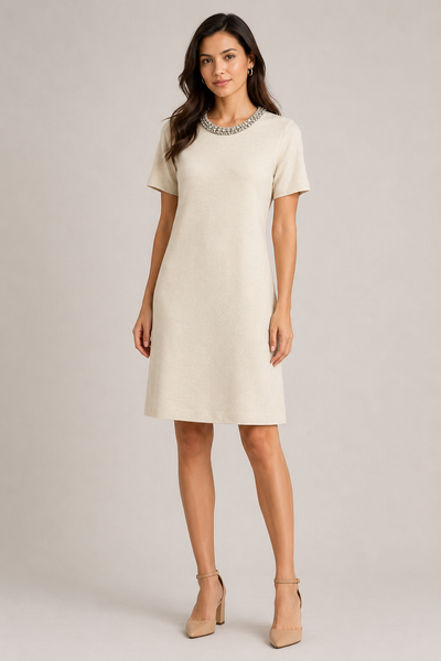 DIAMOND DETAIL DRESS