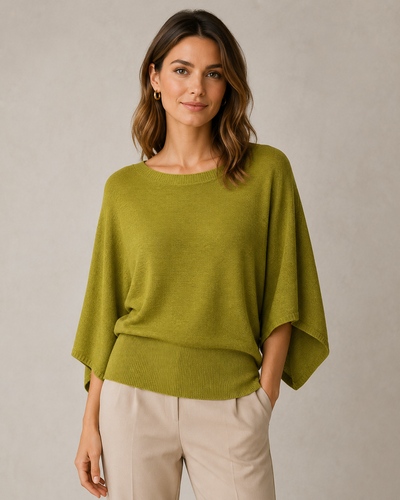 CREW NECK RIBBED TOP