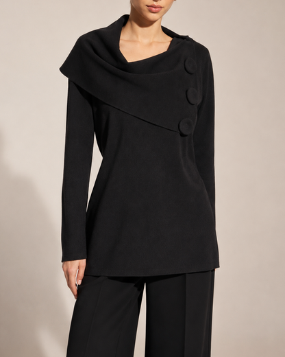 LONG SLEEVE BUTTON DETAIL JUMPER