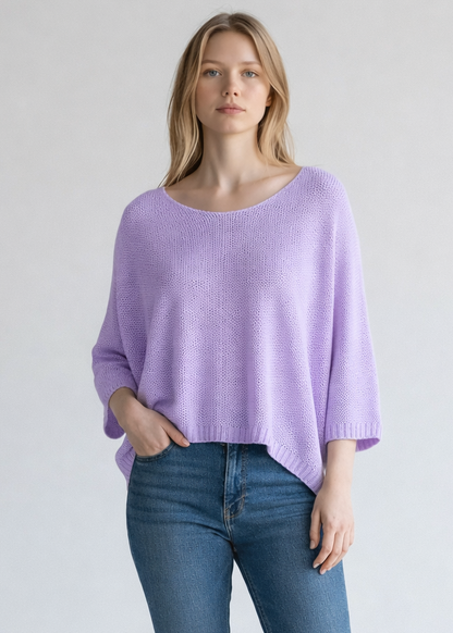 V-NECK CROCHET TOP