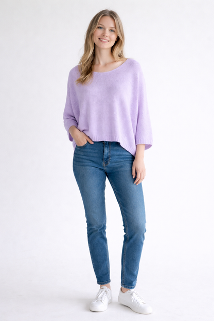 V-NECK CROCHET TOP