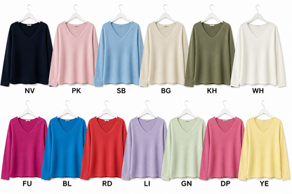 CLASSIC V-NECK JUMPER
