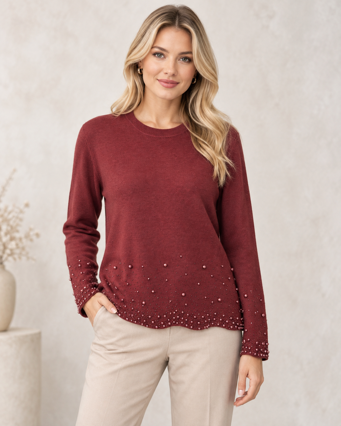 PEARL DETAIL JUMPER