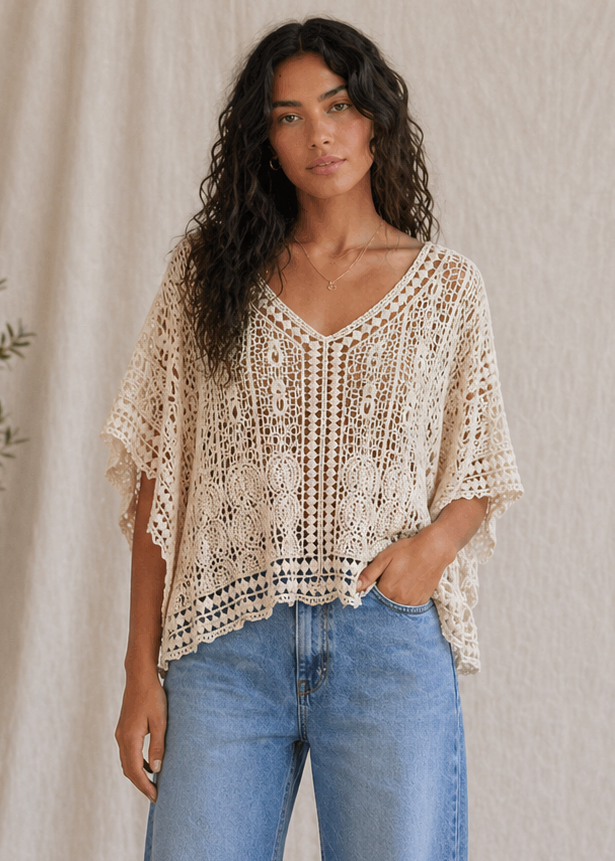 CROCHET SEAM PONCHO