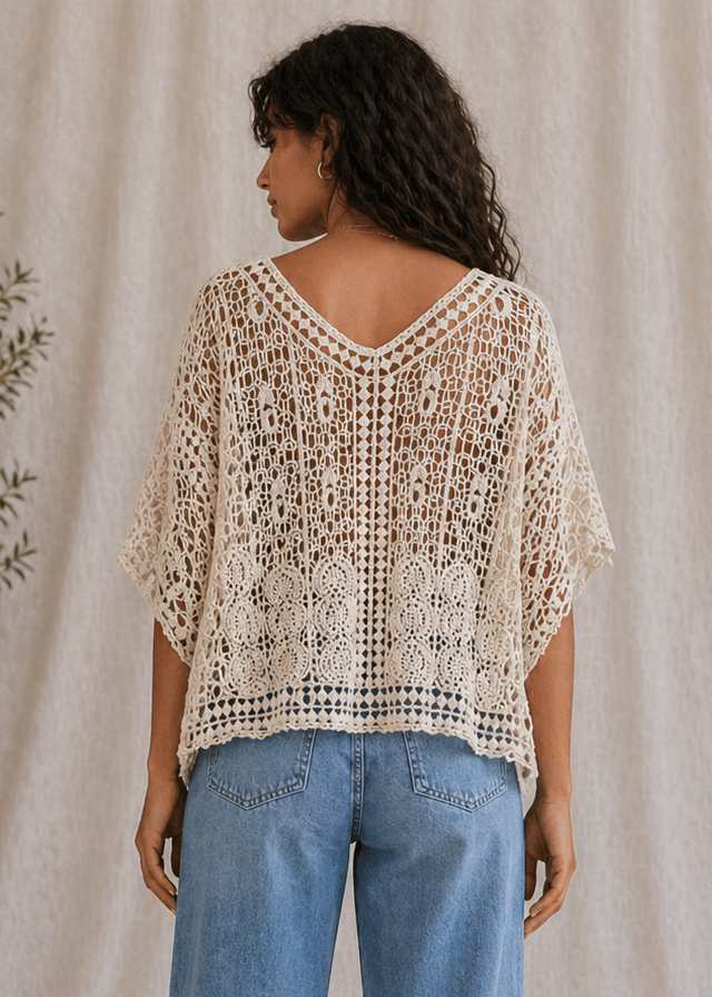 CROCHET SEAM PONCHO
