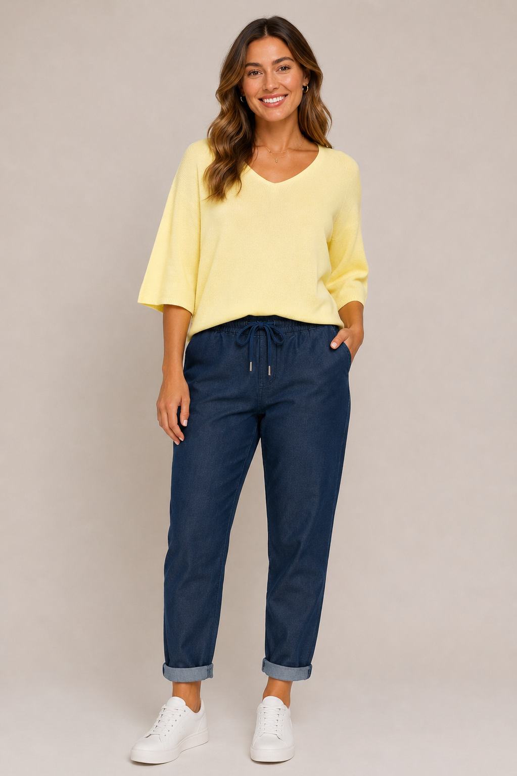V-NECK SHORT SLEEVE TOP