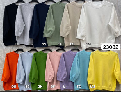 V-NECK RIBBED JUMPER