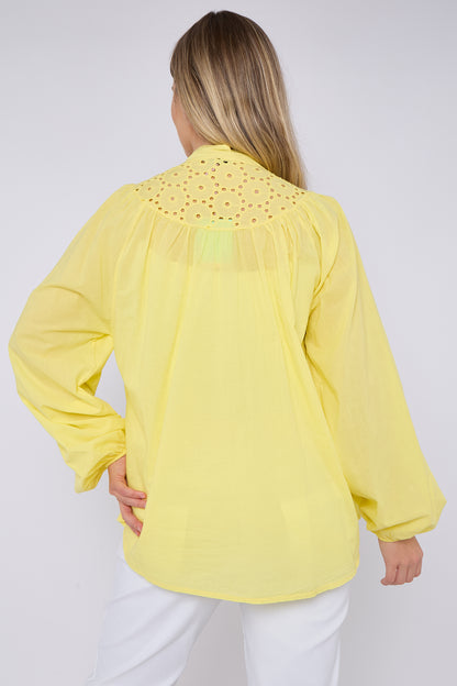 ANGLAISE BUTTON THROUGH TOP