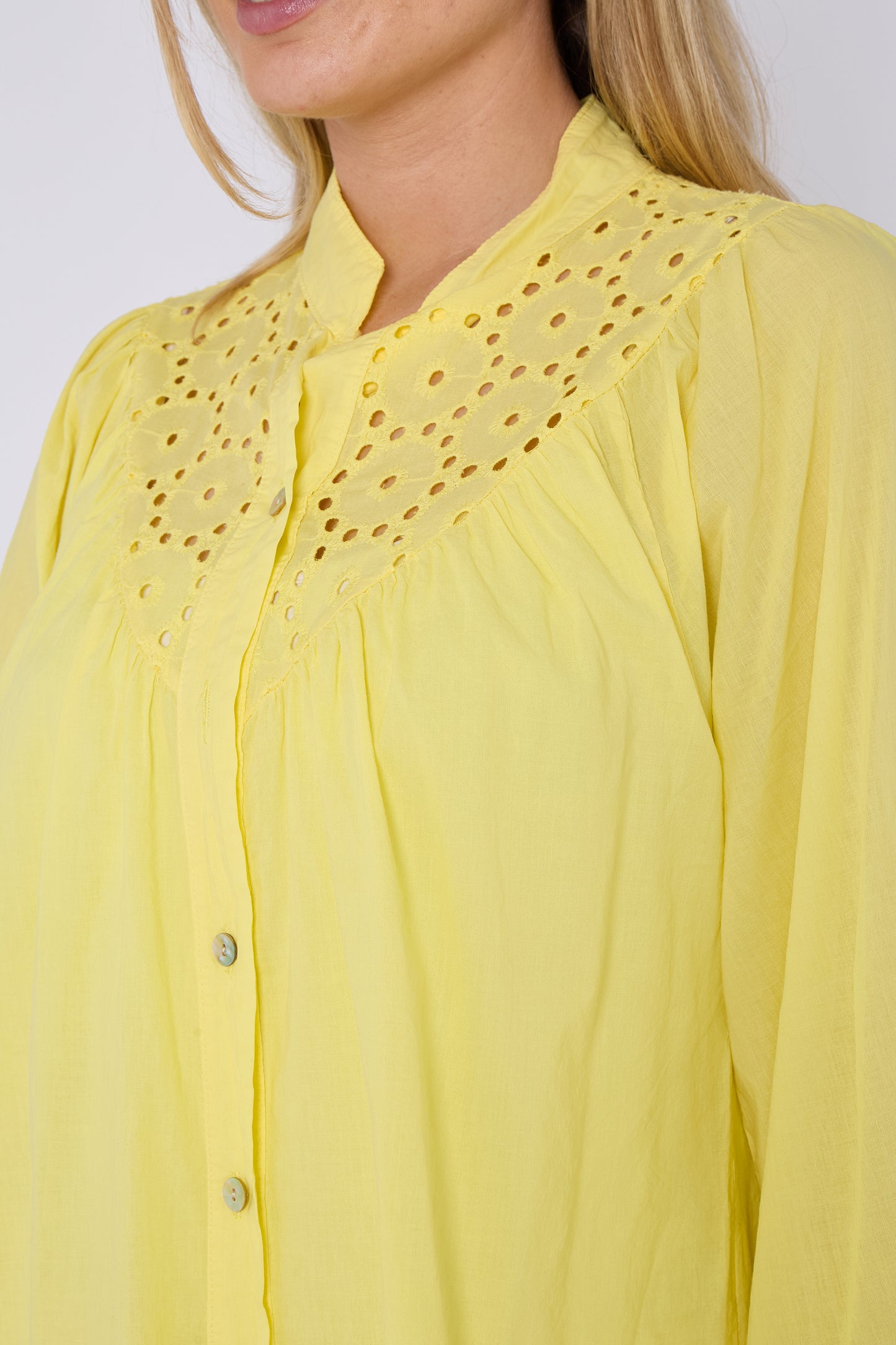 ANGLAISE BUTTON THROUGH TOP