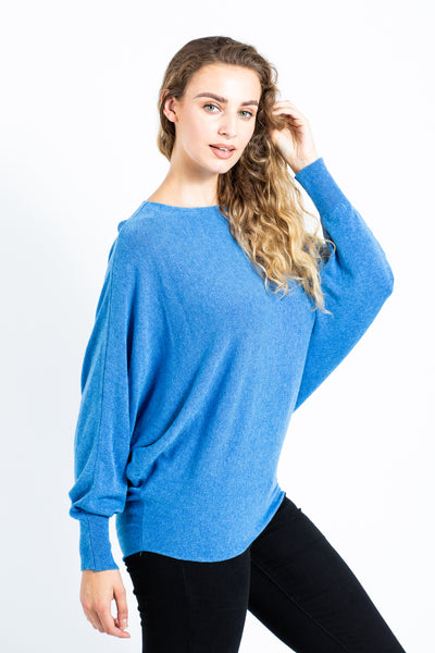 PLAIN BATWING JUMPER