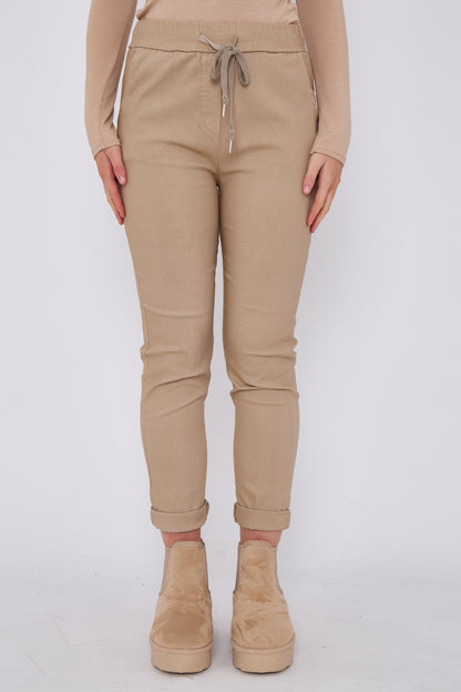 PLAIN MAGIC STRETCH TROUSERS