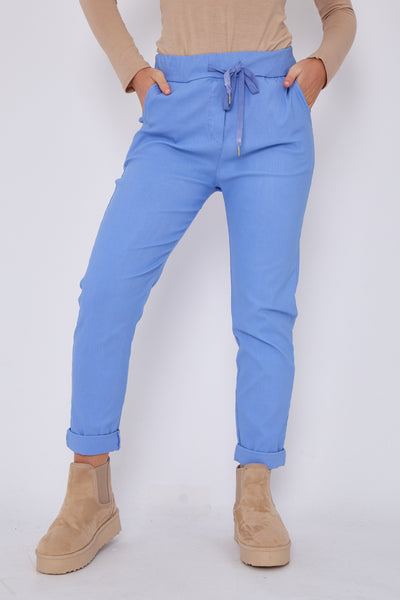 PLAIN MAGIC STRETCH TROUSERS