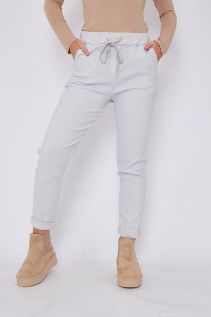 PLAIN MAGIC STRETCH TROUSERS