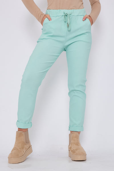 PLAIN MAGIC STRETCH TROUSERS