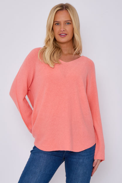 ULTRASOFT V-NECK JUMPER