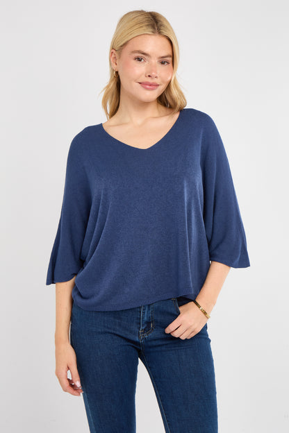 V-NECK SHORT SLEEVE TOP