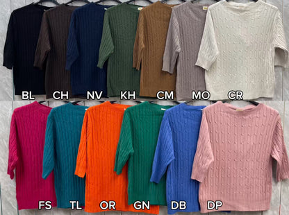 CABLE KNIT JUMPER