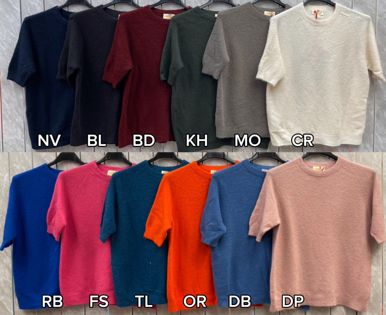 ALPACA HALF SLEEVE JUMPER