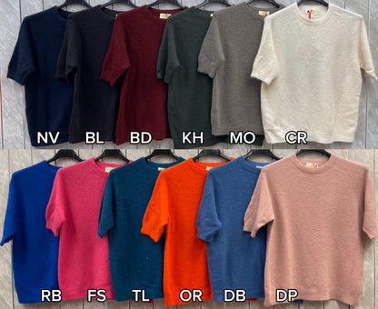 ALPACA HALF SLEEVE JUMPER