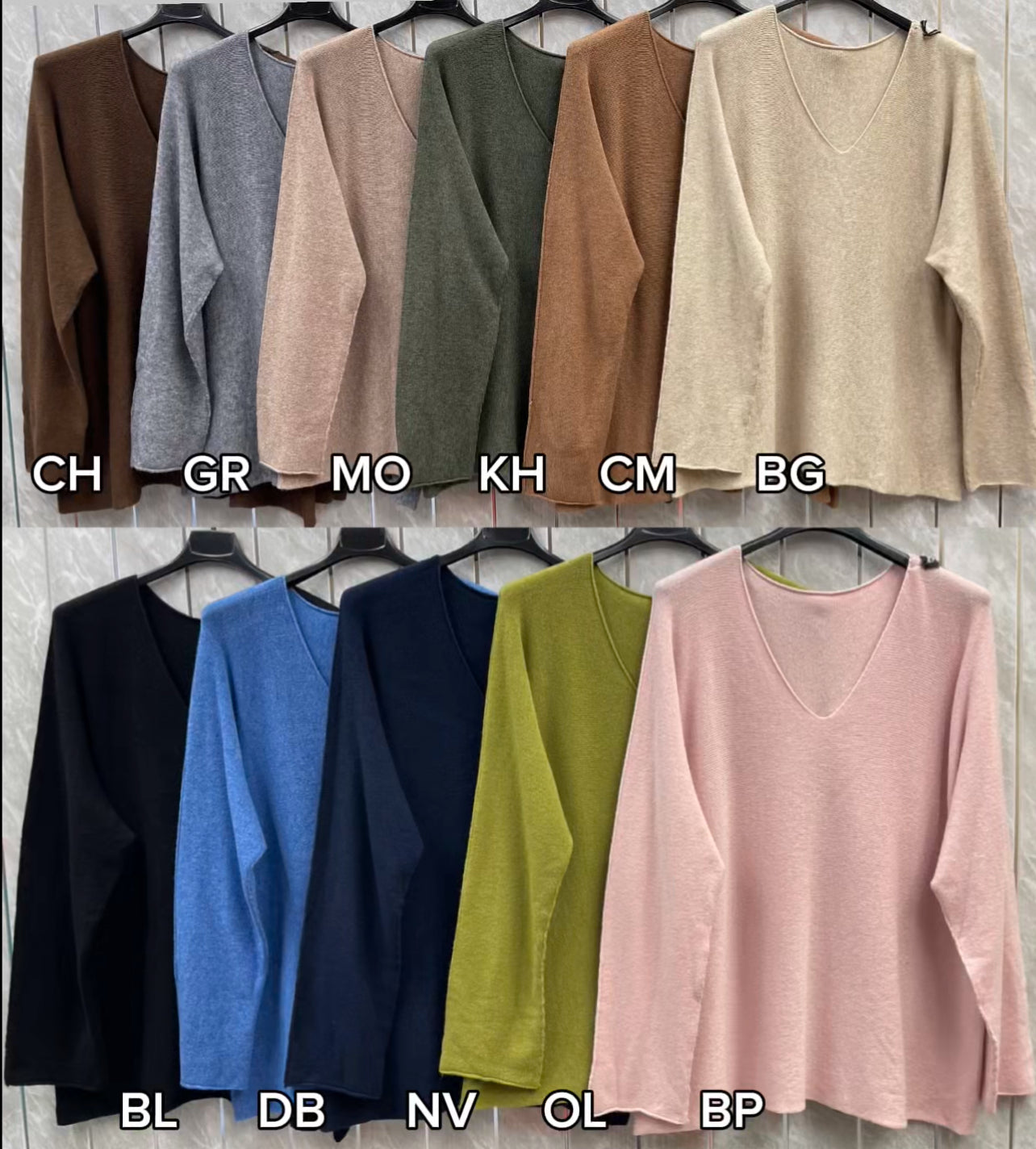 V-NECK RELAXED FIT JUMPER