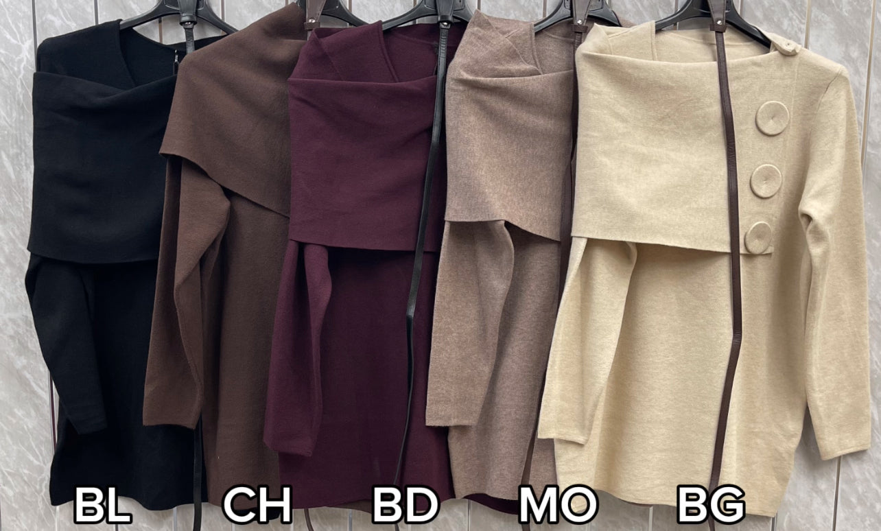 LONG SLEEVE BUTTON DETAIL JUMPER
