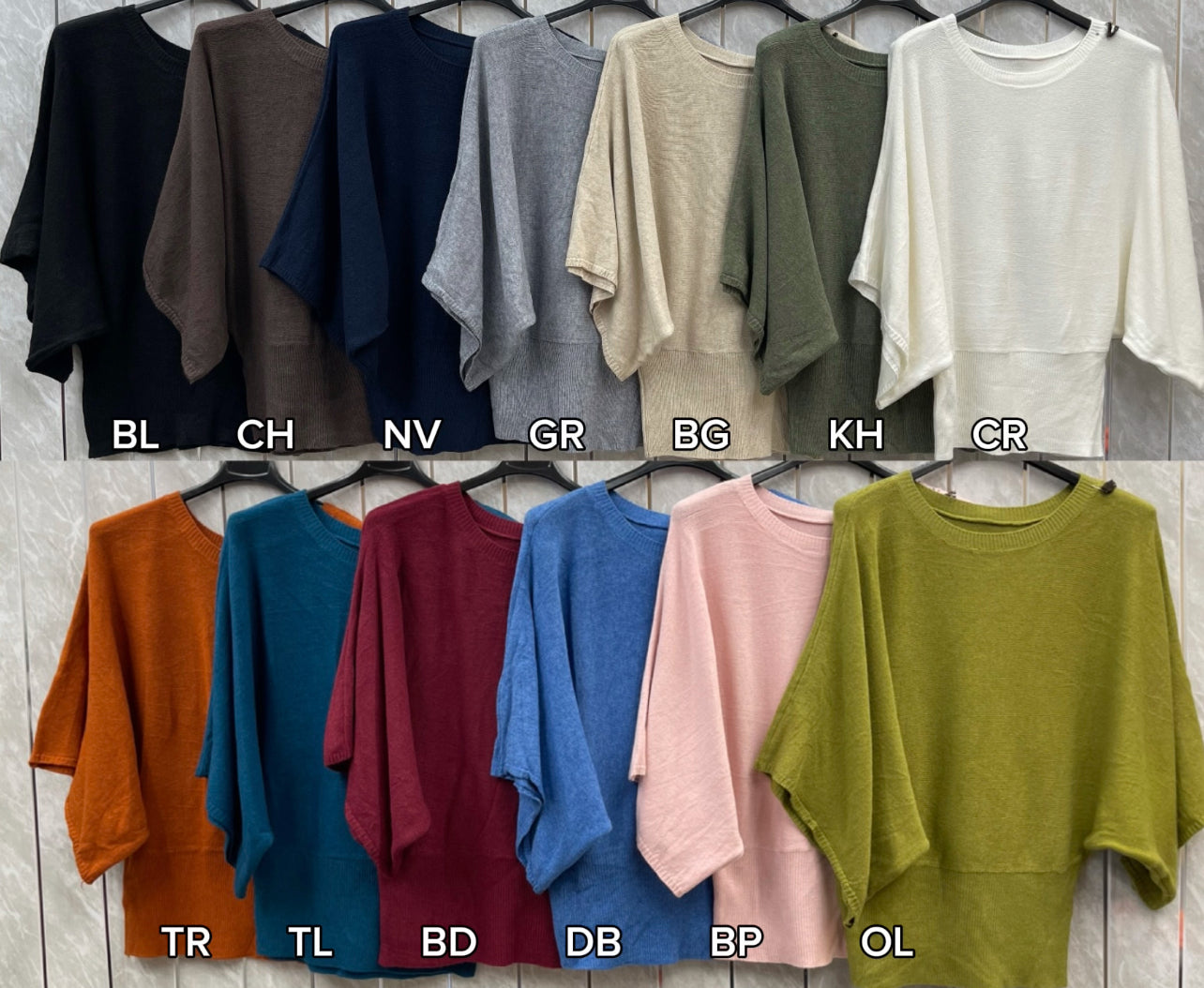 CREW NECK RIBBED TOP