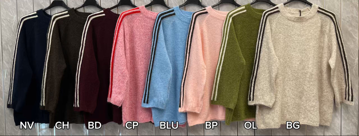 ALPACA BLEND STRIPE JUMPER