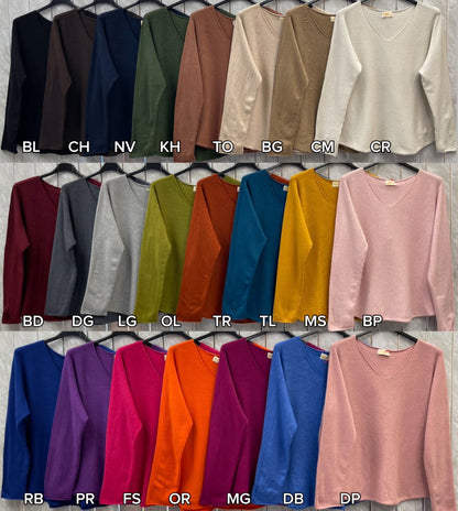 CLASSIC V-NECK JUMPER