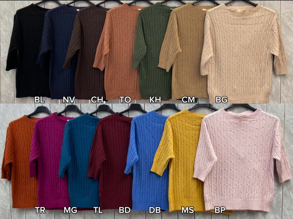 CABLE KNIT JUMPER