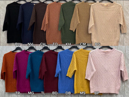 CABLE KNIT JUMPER
