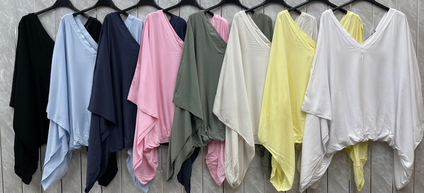 V TO V FLOATY DRAPE VISCOSE TOP