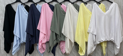 V TO V FLOATY DRAPE VISCOSE TOP
