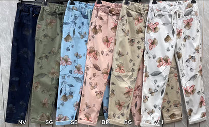 FLORAL PRINT MAGIC TROUSERS