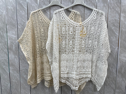 CROCHET SEAM PONCHO