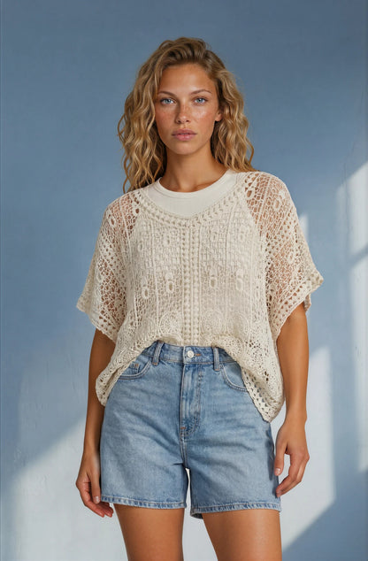 CROCHET SEAM PONCHO