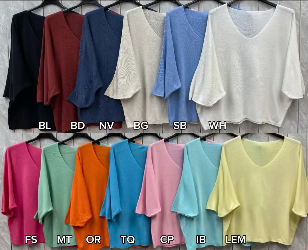 V-NECK SHORT SLEEVE TOP