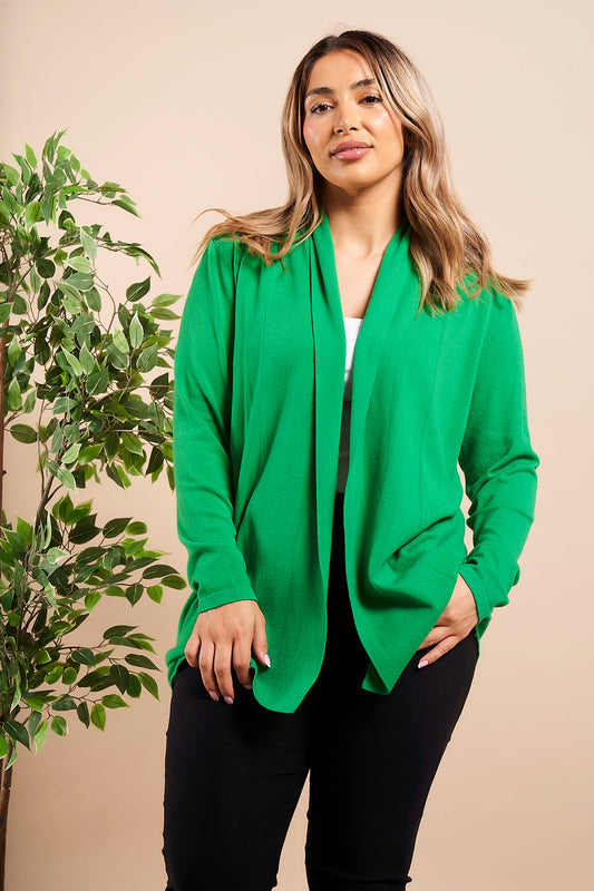 SOFT KNITTED OPEN CARDIGAN