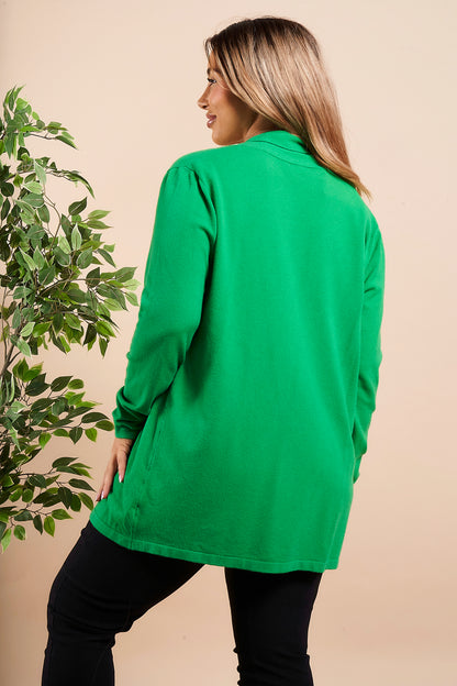 SOFT KNITTED OPEN CARDIGAN