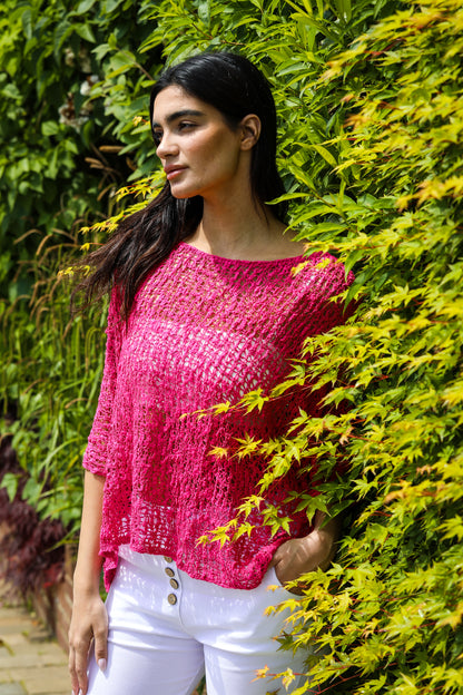 IKAT BALI PILLOW PONCHO