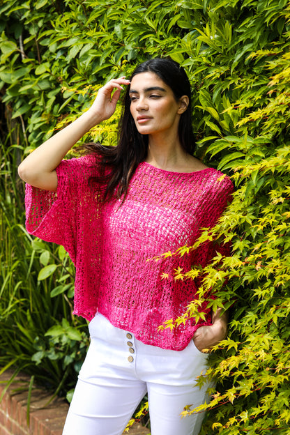 IKAT BALI PILLOW PONCHO