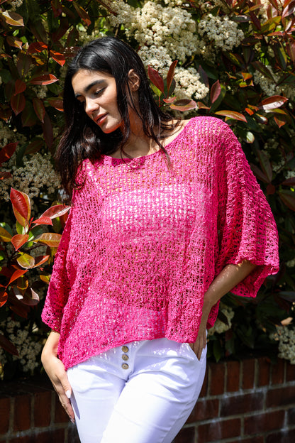 IKAT BALI PILLOW PONCHO