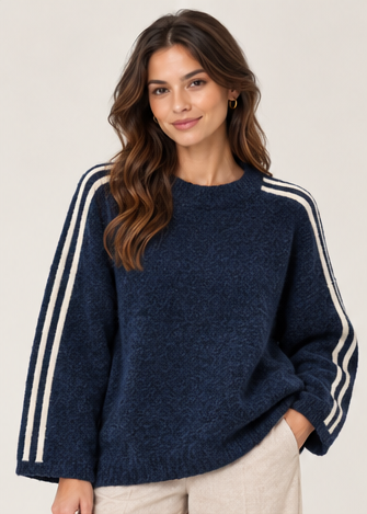 ALPACA BLEND STRIPE JUMPER