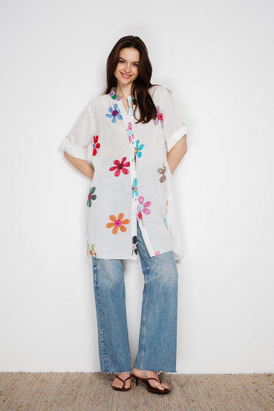 FLORAL COTTON SHIRT