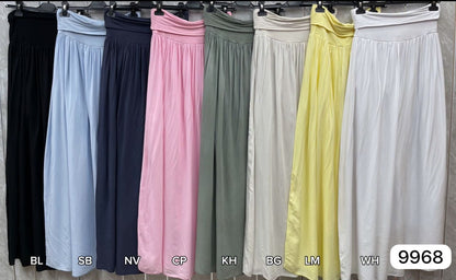 ELASTICATED VISCOSE SKIRT