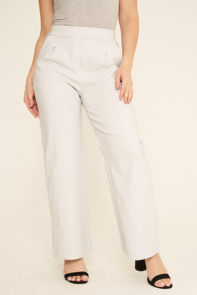 WIDE LEG MAGIC STRETCH TROUSER