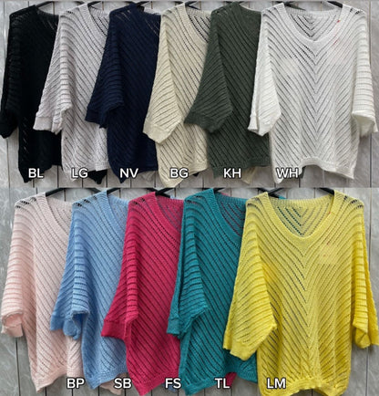 V-NECK CROCHET PATTERN TOP