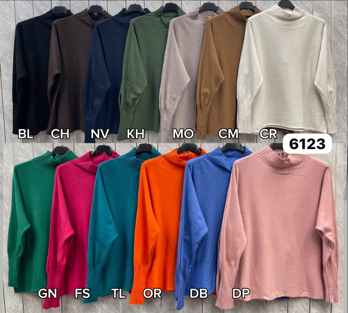 TURTLE NECK RIBBED JUMPER