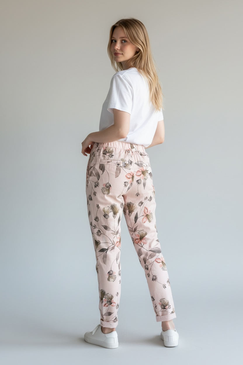 FLORAL PRINT MAGIC TROUSERS
