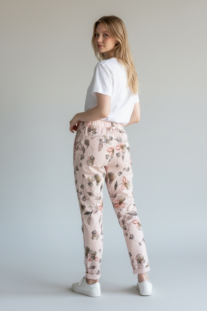 FLORAL PRINT MAGIC TROUSERS