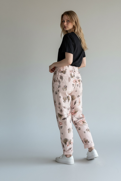 FLORAL PRINT MAGIC TROUSERS
